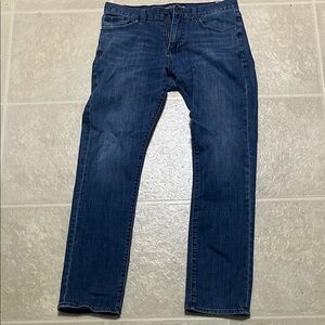 Lucky Brand Men's Dark Blue Straight Jeans